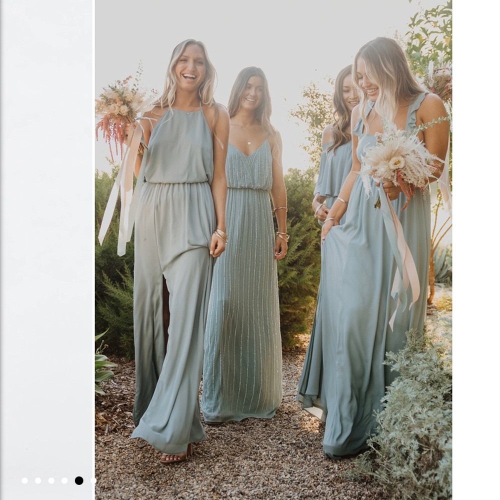 Show Me Your Mumu Heather Split Leg Maxi Dress Sz:  L